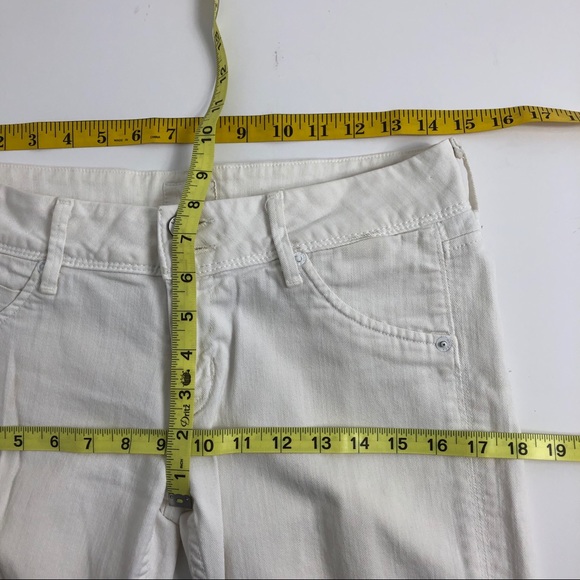 Hudson Collin Flap Skinny Stretch Jean in White 27 - Picture 6 of 8